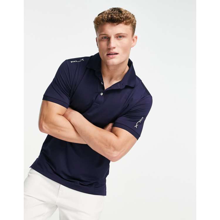 Polo Ralph Lauren Golf RLX lightweight airflow jersey in navy ASOS