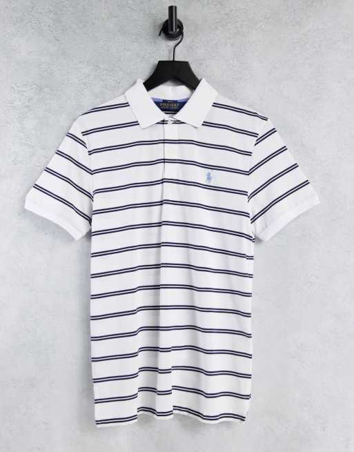 Black and white cheap striped ralph lauren polo