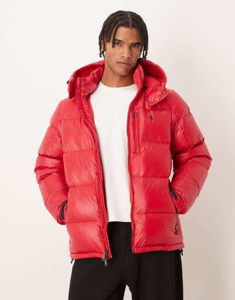 Polo Ralph Lauren - Gorham - Geïsoleerd donsjack met icoonlogo en hoogglans in rood - view 1