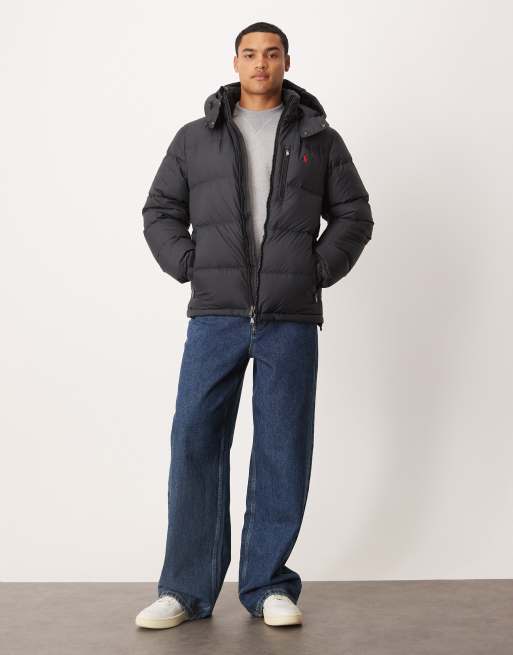 Polo Ralph Lauren Gorham icon logo insulated down puffer jacket in