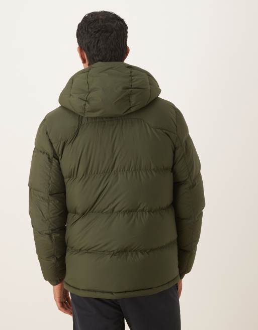 Polo Ralph Lauren Gorham icon logo insulated down puffer jacket in olive green, 3 of 5