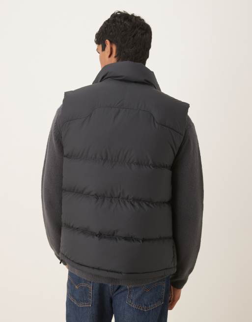 Polo Ralph Lauren Gorham icon logo insulated down puffer vest in black, 3 of 5