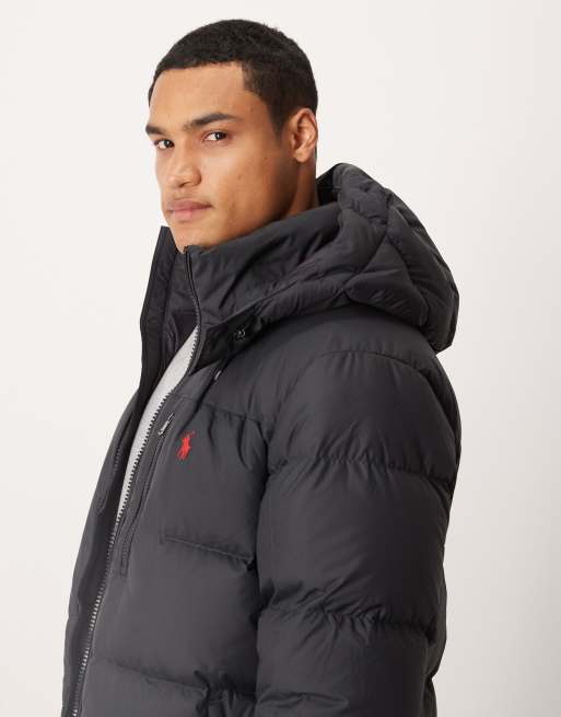Polo Ralph Lauren - Gorham Icon - Piumino isolante nero con logo, 4 di 5