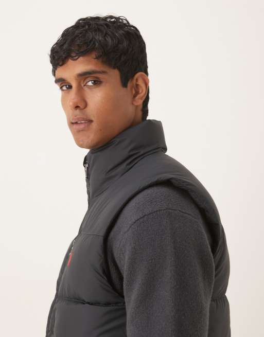 Polo Ralph Lauren - Gorham - Sort isoleret dynevest i dun med ikonlogo, 2 af 5