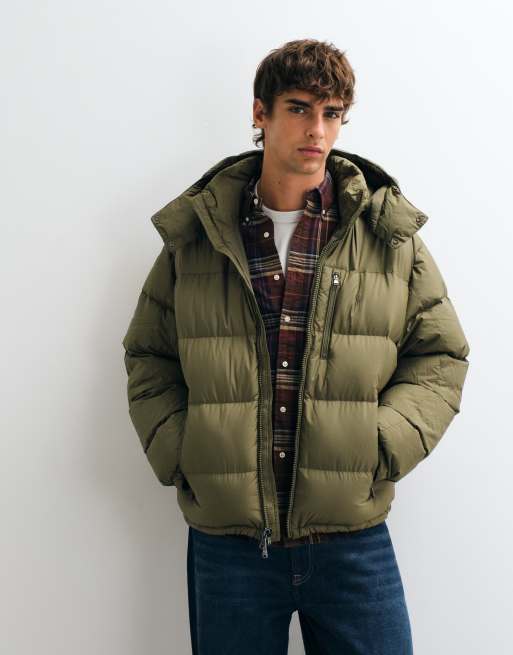 Polo Ralph Lauren Gorham Steppjacke mit Kapuze und lockerer Passform in Khaki, 3 von 5
