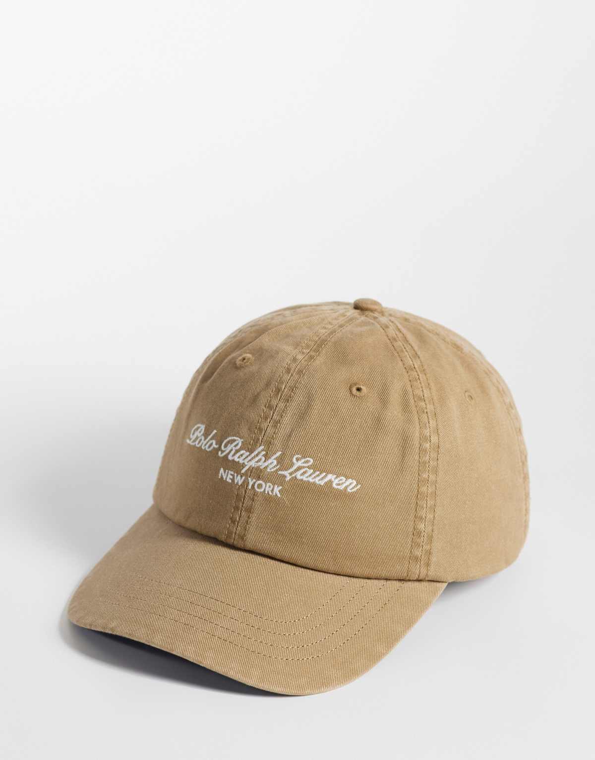 Polo Ralph Lauren gorra con logotipo script en beige