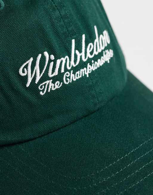 Polo Ralph Lauren - gorra verde con estampado del logotipo script de la cápsula Wimbledon, 2 de 3