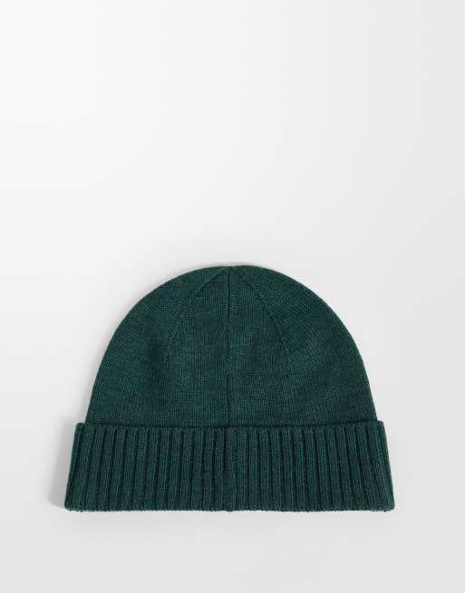 Polo Ralph Lauren gorro con logo tonal en verde oscuro, 3 de 3