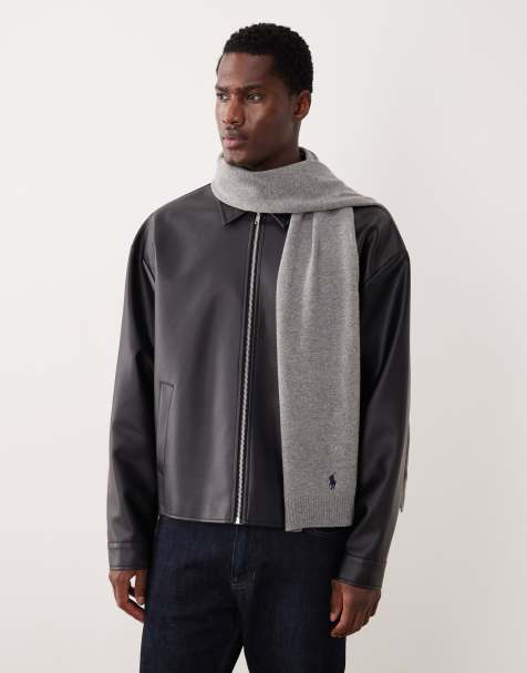 Polo Ralph Lauren – Grå halsduk med ikonlogga - view 1