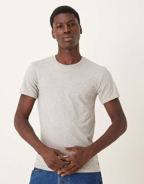 Polo Ralph Lauren – Gråmelerade, mysiga t-shirts med ikonlogga, 2-pack - view 1