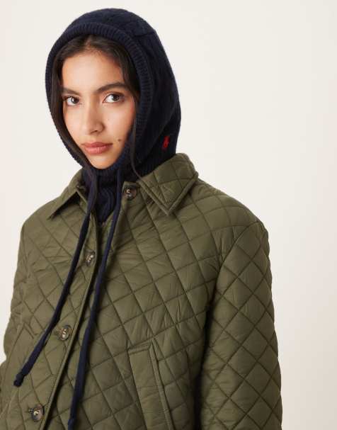 Polo Ralph Lauren – Granatowa czapka z dzianiny o warkoczowym splocie - view 1