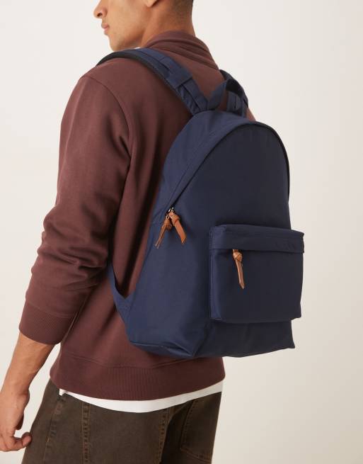 Polo Ralph Lauren - Grand sac à dos en nylon avec logo - Bleu marine