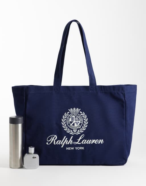 Polo Ralph Lauren - Grand sac cabas à logo - Bleu marine, 2 de 4