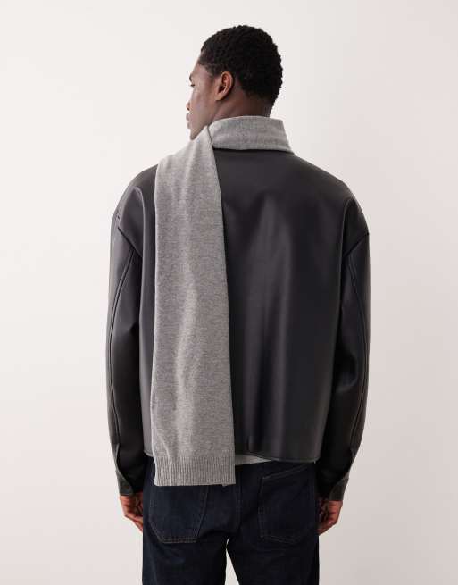Polo Ralph Lauren - Gråt halstørklæde med logoikon, 2 af 3