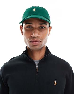 Polo Ralph Lauren - Grøn baseball-kasket med polologo - view 1