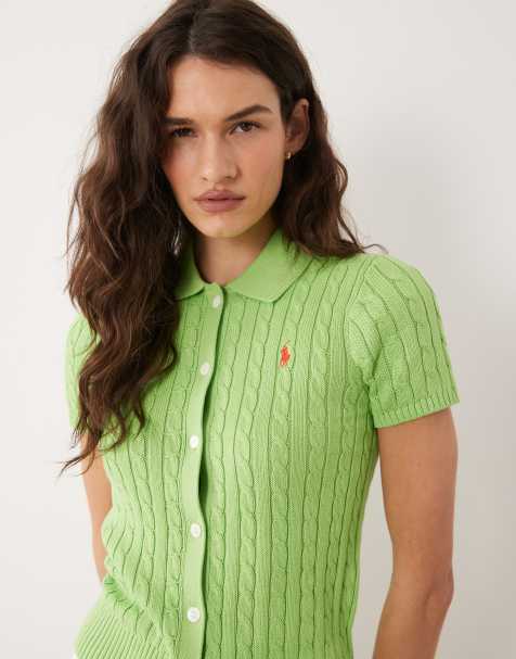 Polo Ralph Lauren - Grøn cardigan med korte ærmer - view 1