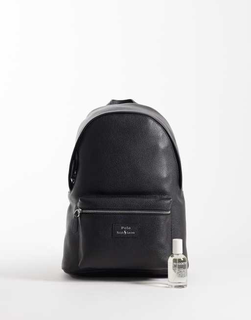 Polo Ralph Lauren – Großer Rucksack aus genarbtem Leder, 2 von 5