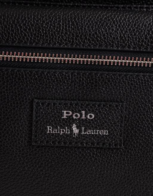 Polo Ralph Lauren – Großer Rucksack aus genarbtem Leder, 4 von 5