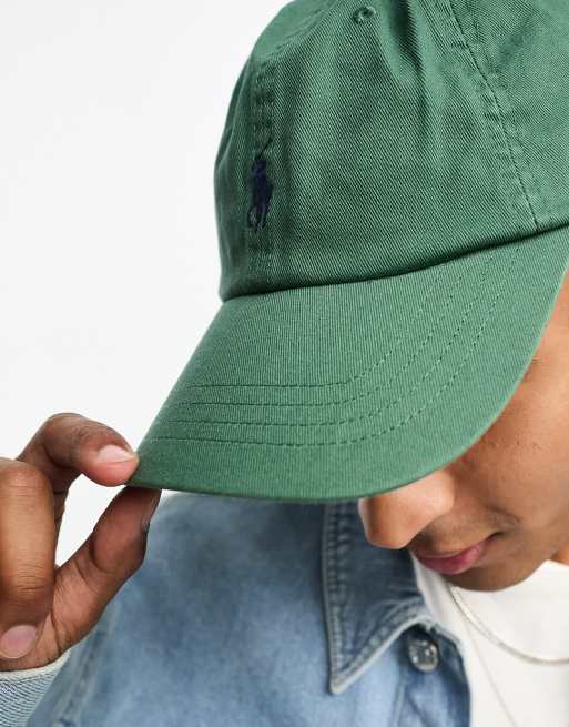 Polo Ralph Lauren – Grön baseballkeps med klassisk logga, 4 av 4