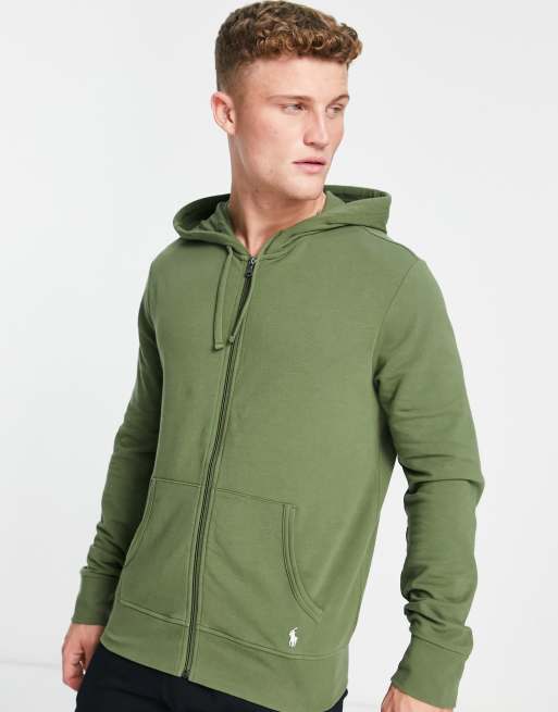 Polo Ralph Lauren – Grön myshuvtröja med logga