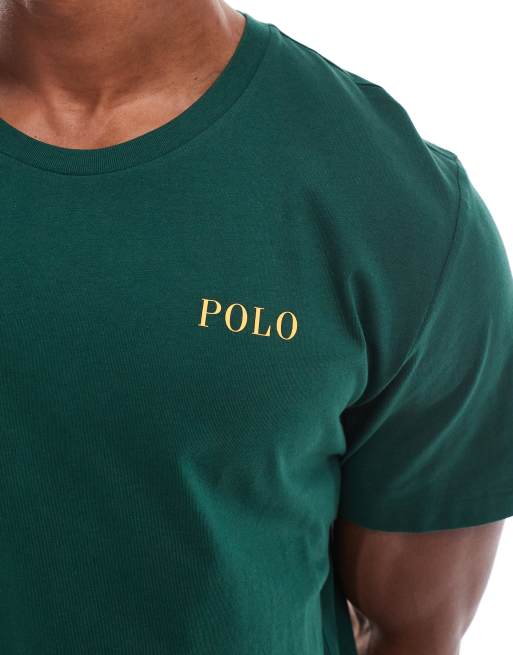Polo Ralph Lauren – Grön, mysig t-shirt med logga, 3 av 4