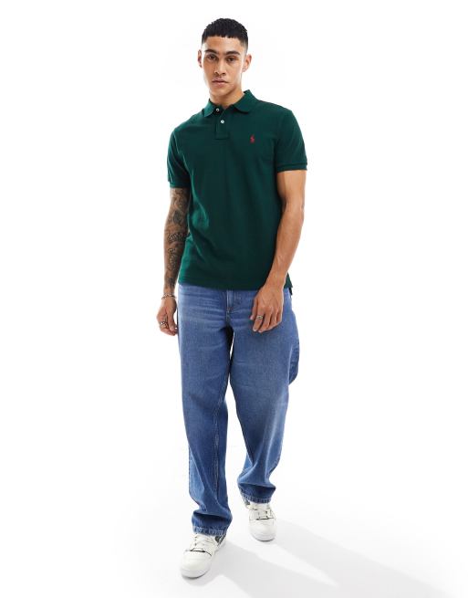 Polo Ralph Lauren – Grön pikétröja med korta ärmar, 4 av 4