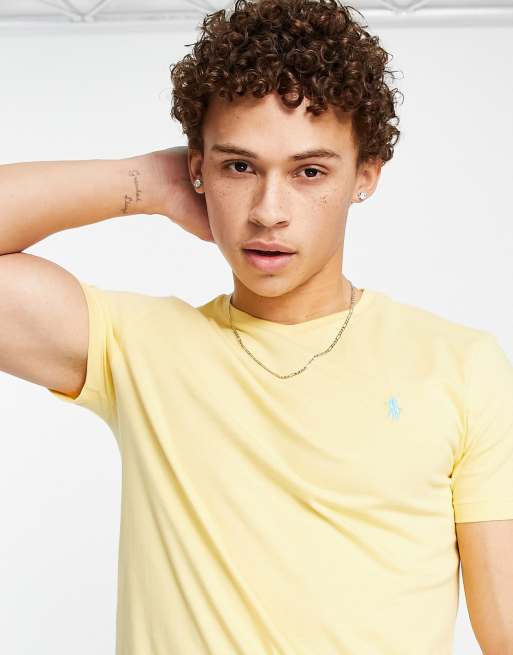 Polo Ralph Lauren – Gul t-shirt med klassisk logga