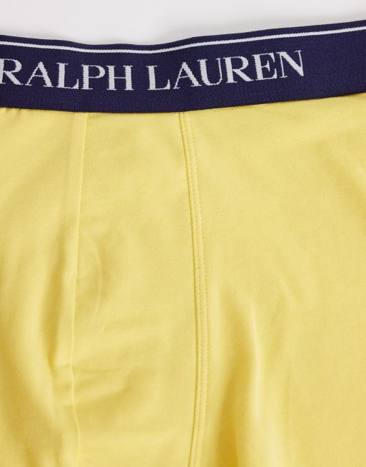 Polo Ralph Lauren – Gula, gröna och marinblå boxershorts, 3-pack, 2 av 3