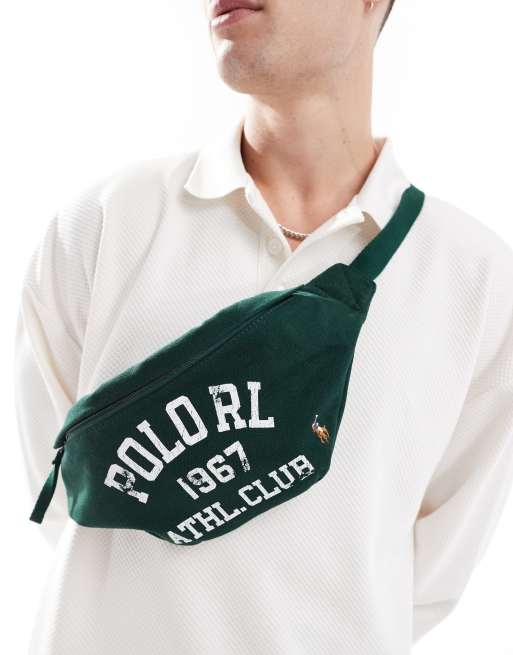Polo Ralph Lauren – Gürteltasche in Grün mit Logo