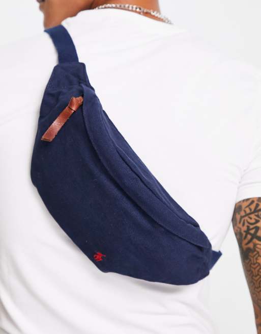 Polo Ralph Lauren – Gürteltasche in Marineblau mit Logo, 2 von 4