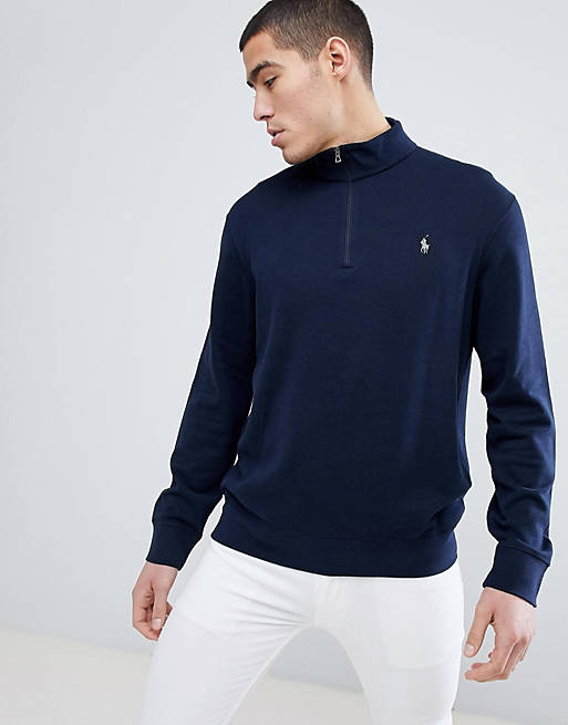 Polo Ralph Lauren Men's Half Zip Pullover Logo Fleece