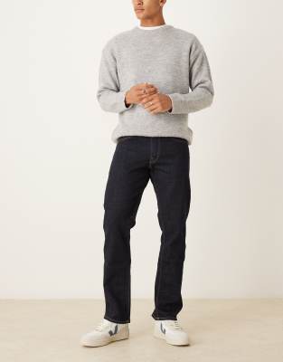 Polo Ralph Lauren - Hampton - Jean droit - Bleu foncé délavé-Bleu marine