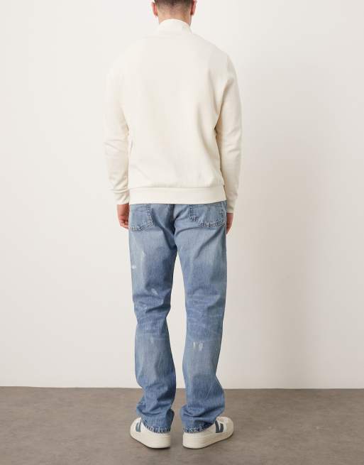 Polo Ralph Lauren - Hampton - Mellemvaskede jeans med maler- og sliddetaljer i lige pasform, 3 af 5
