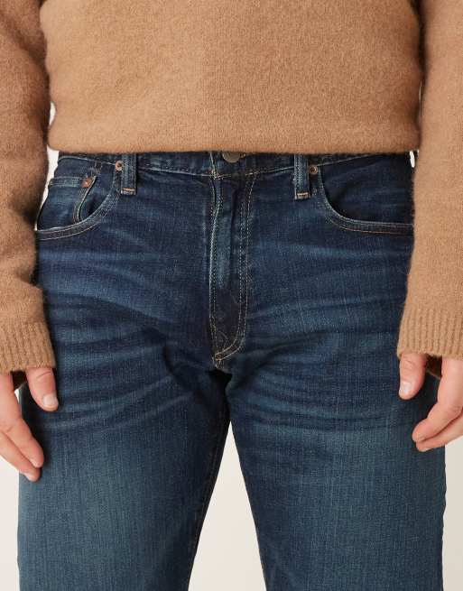 Polo Ralph Lauren - Hampton - Rechte jeans in dark vintage wassing, 4 van 5