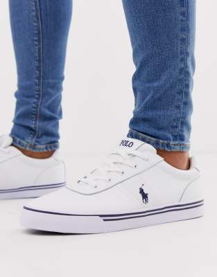 ralph lauren white hanford trainers