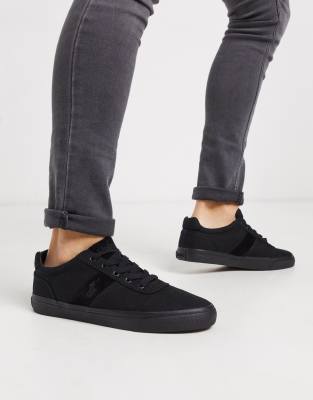 ralph lauren black sneakers