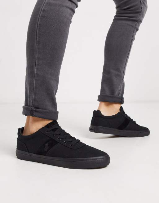 Ralph lauren hanford store trainers black