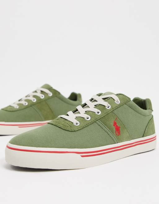 Green cheap polo sneakers