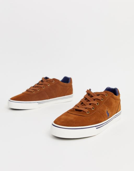 ralph lauren hanford suede trainers