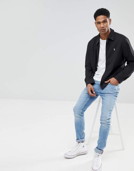 Polo Ralph Lauren harrington jacket in beige, ASOS