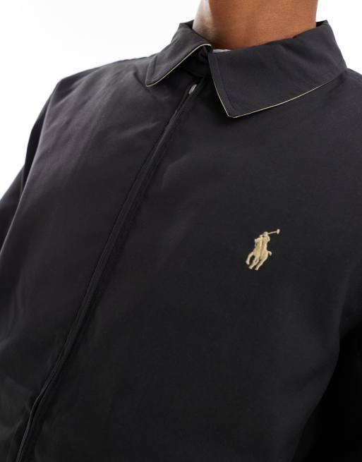 Polo harrington jacket black hotsell