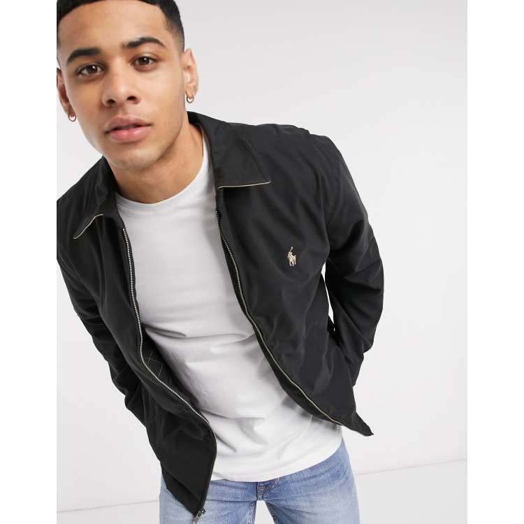 Polo Ralph Lauren harrington jacket in black | ASOS