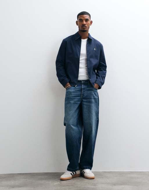 Polo Ralph Lauren harrington jacket in navy, 2 of 5
