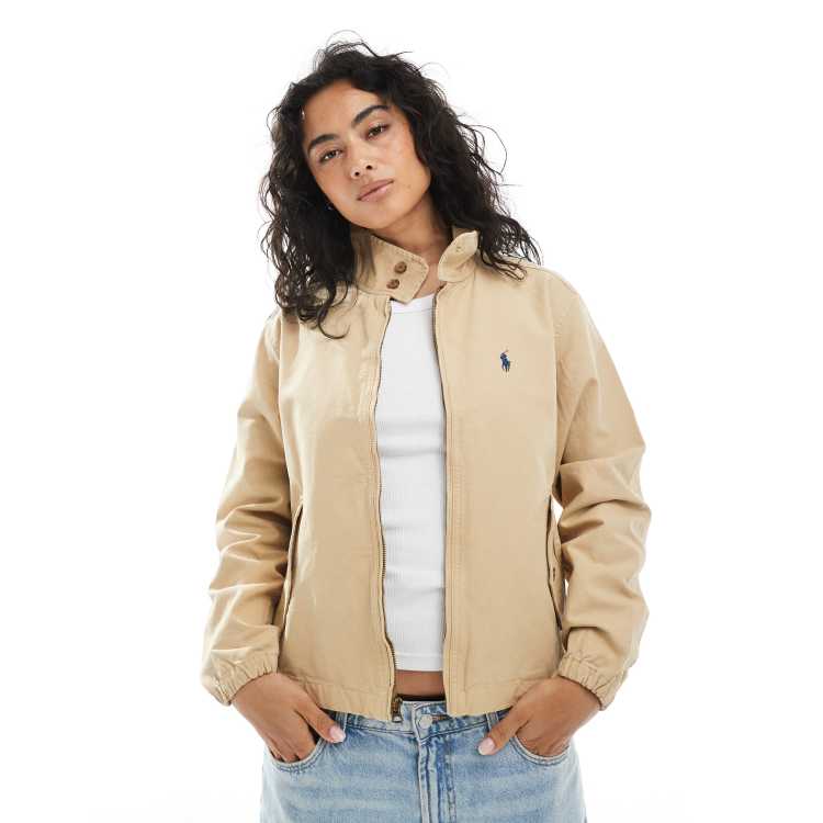 Polo Ralph Lauren harrington jacket in vintage khaki ASOS