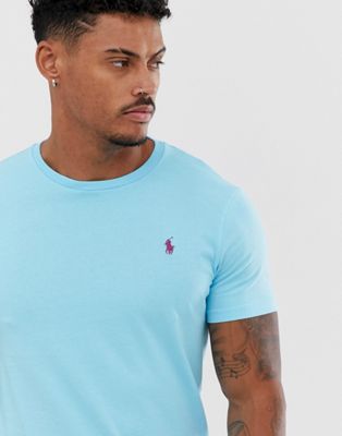 Polo Ralph Lauren – Havsblå t-shirt med logga