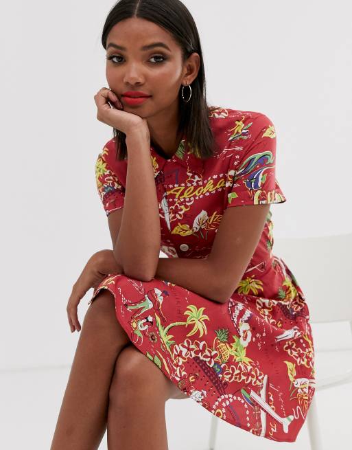 Polo Ralph Lauren hawaiian print tea dress | ASOS