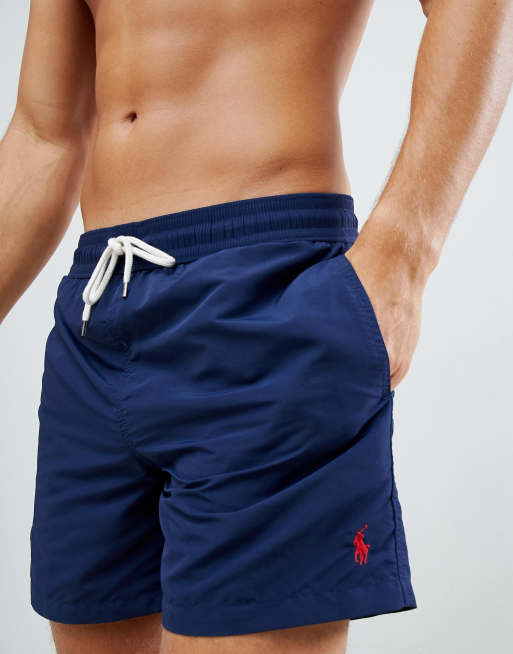 Polo Ralph Lauren Hawaiian swim shorts in navy | ASOS