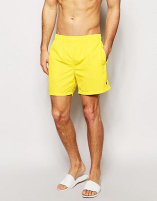 ralph lauren yellow shorts