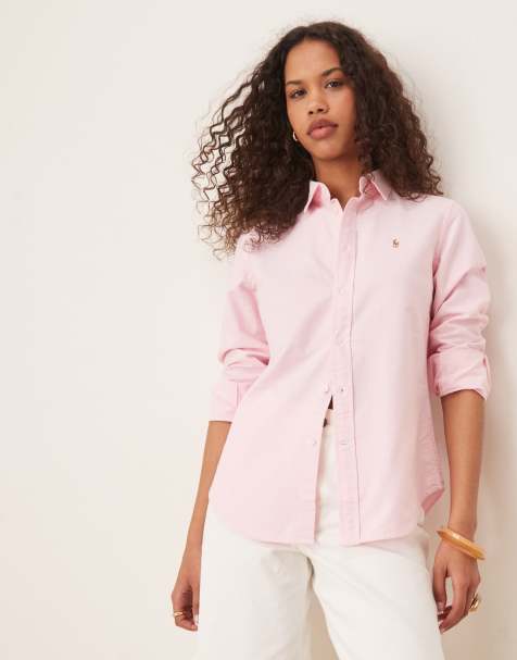 Polo Ralph Lauren – Hemd in Rosa mit Markenlogo - view 1