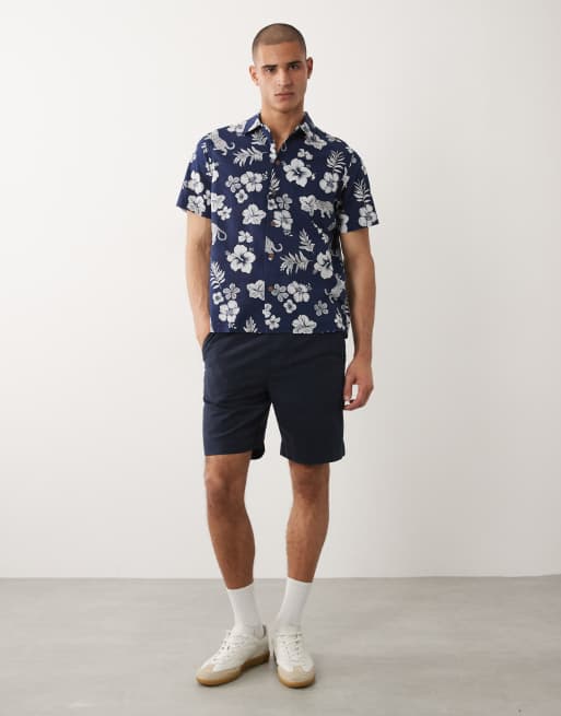 Polo Ralph Lauren – Hemd mit Blumenmuster in Blau und Weiß, 2 von 5